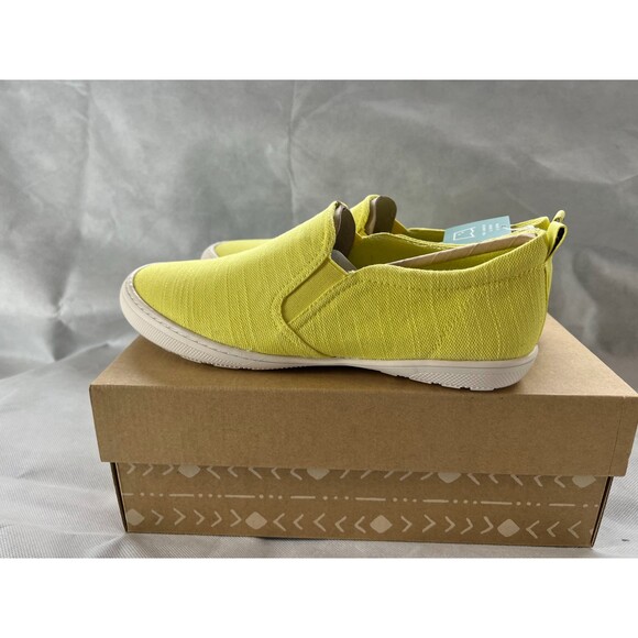 Zodiac Paige Citron Slip On Sneakers Womens 9 M Yellow Casual Low Top Shoes NWB - Picture 4 of 7